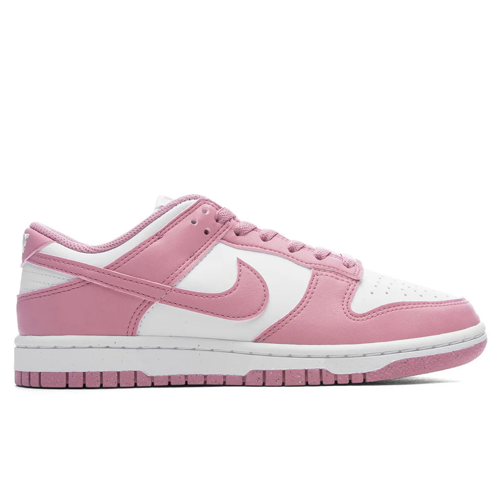 Womens Dunk Low White Elemental Pink