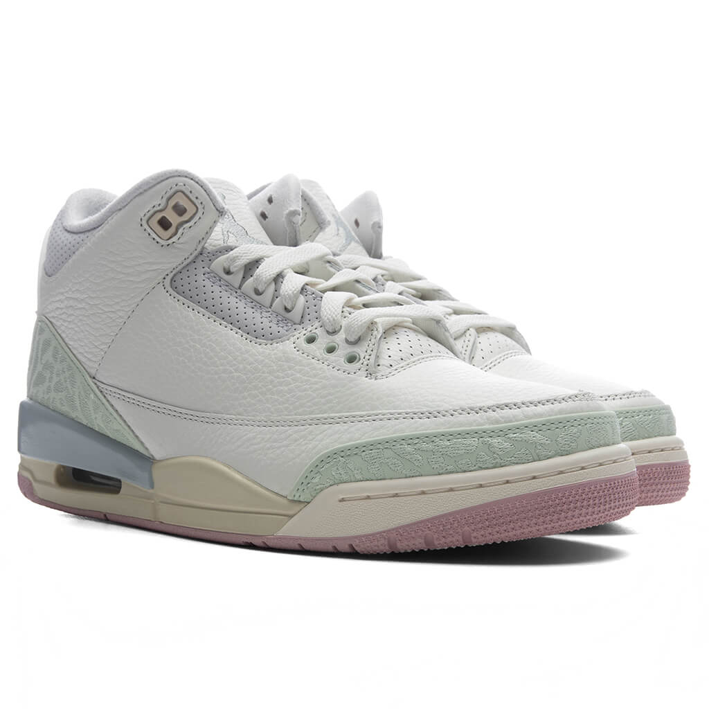 Air Jordan 3 Retro OG Spring is in the Air Sail Jade Aura Aura