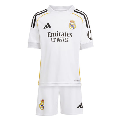 adidas Real Madrid Home Mini Kit Kids 25 26 White