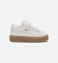 Fenty Creeper Phatty Earth Tone Infant Toddler Lifestyle Shoe Warm White Gold Gum