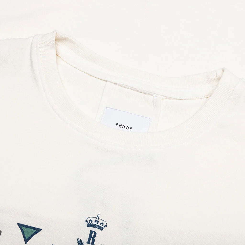 Rhude Sardines Tee Vintage White