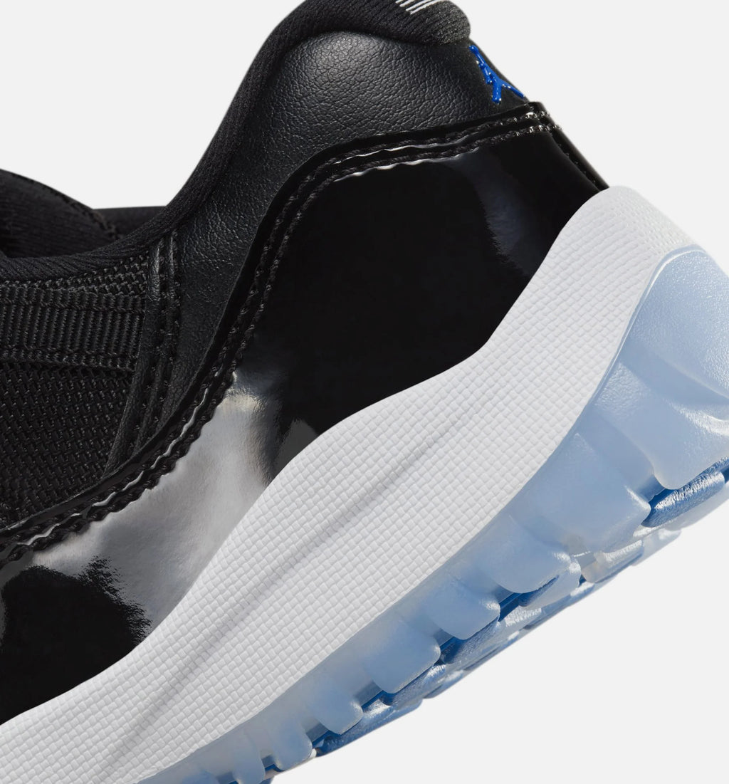 Air Jordan 11 Retro Low Black and Varsity Royal Preschool Lifestyle Shoe Black Varsity Royal White