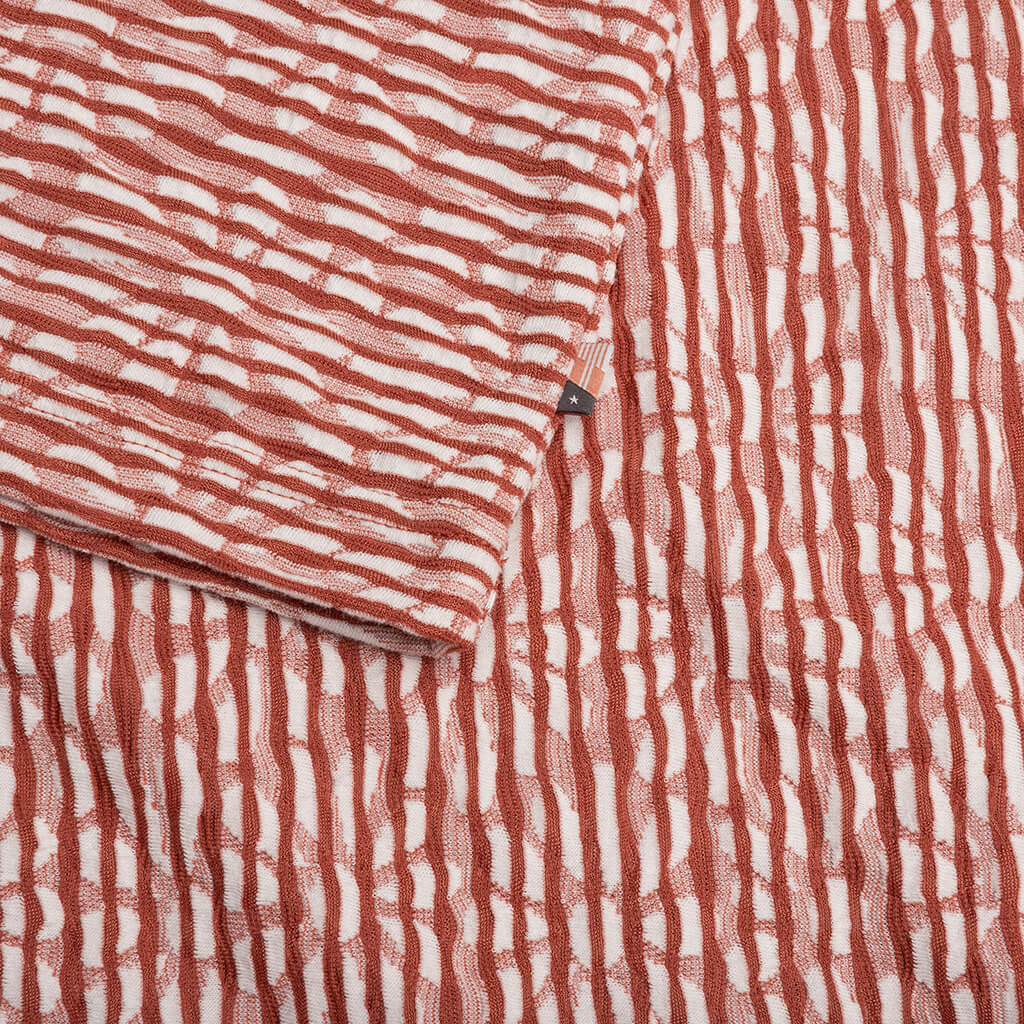 Stripe Box Tee Brick