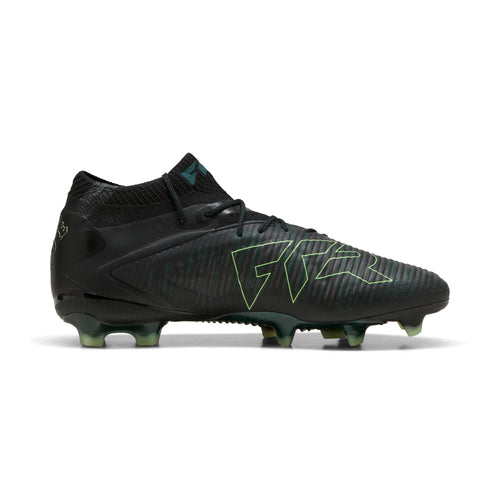 PUMA Future 8 Ultimate Firm Ground Soccer Cleats Black Green