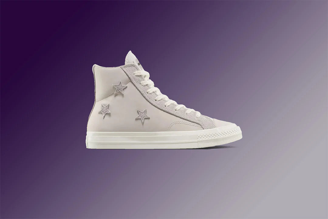 Converse x Daily Paper Star Player 76 Hi White Sand Egret Black