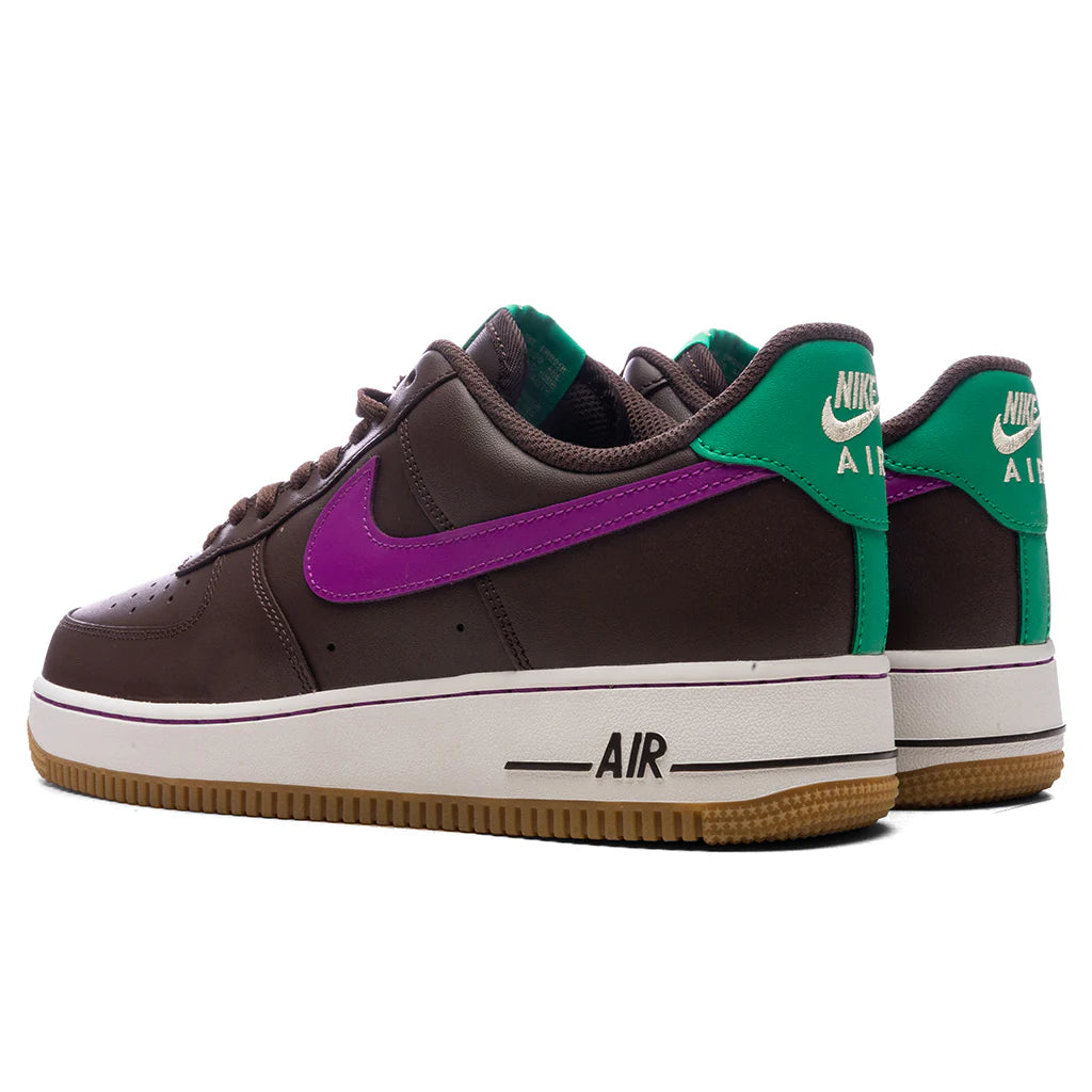 Air Force 07 Barque Brown Vivid Purple Stadium Green