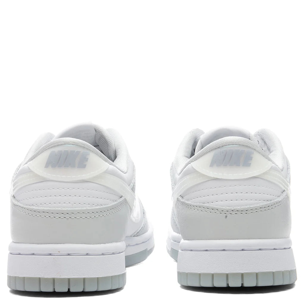 Womens Dunk Low Photon Dust Multi Color White Blue Ice