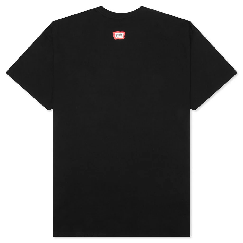 Glacier S S Tee Black