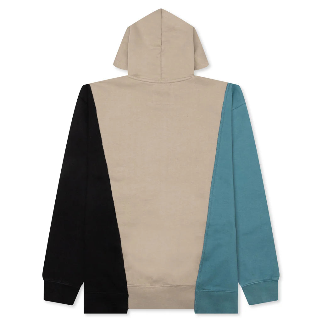 Designer Panel Hoodie Wave