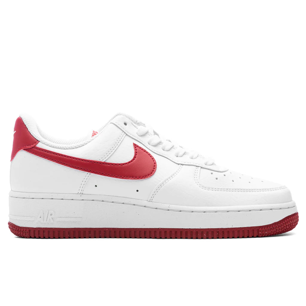 Womens Air Force 1 07 White Gym Red White Volt