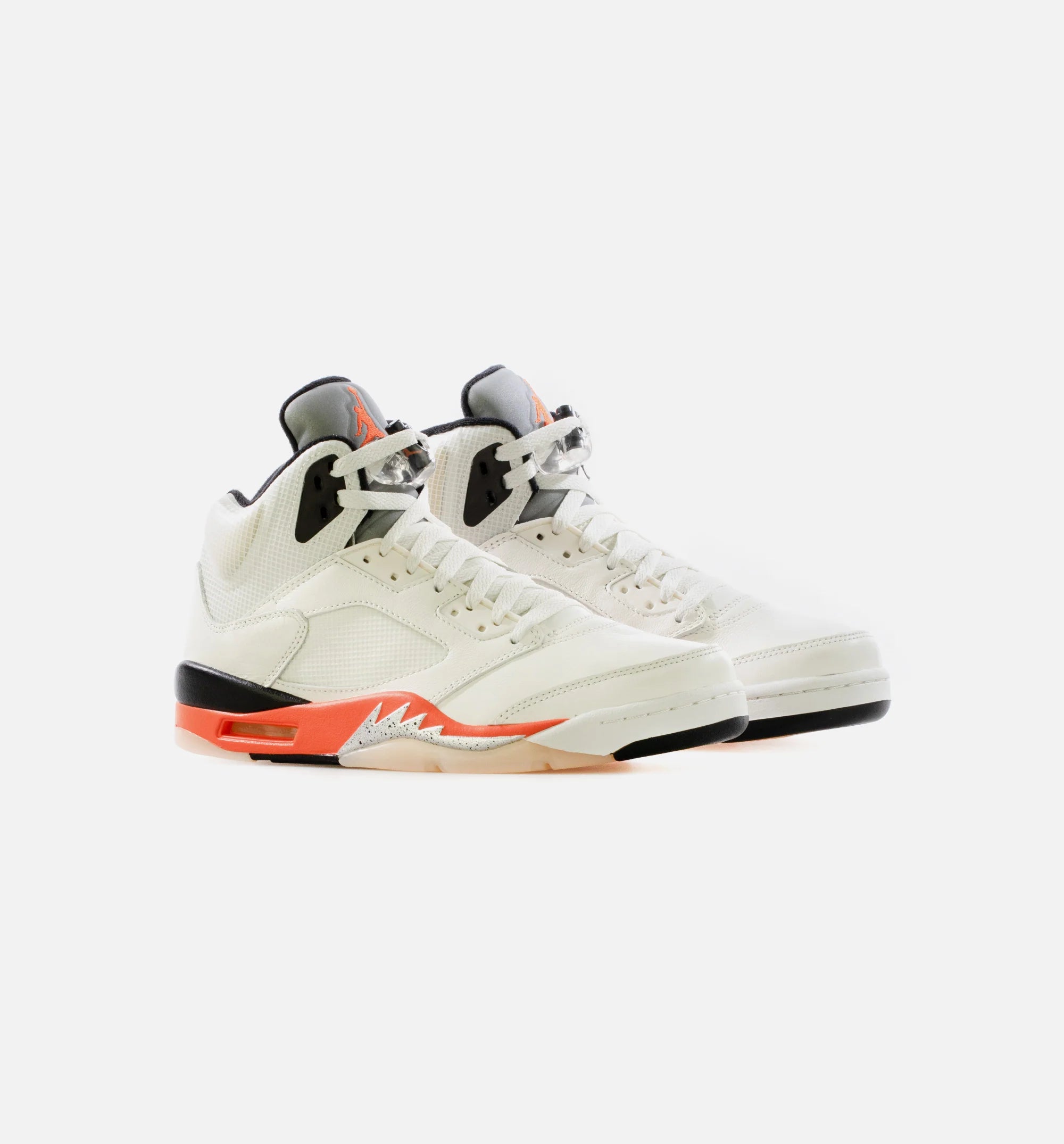 Air Jordan 5 Retro Orange Blaze Mens Lifestyle Shoe Sail Orange Blaze Metallic Silver Black Limit One Per Customer