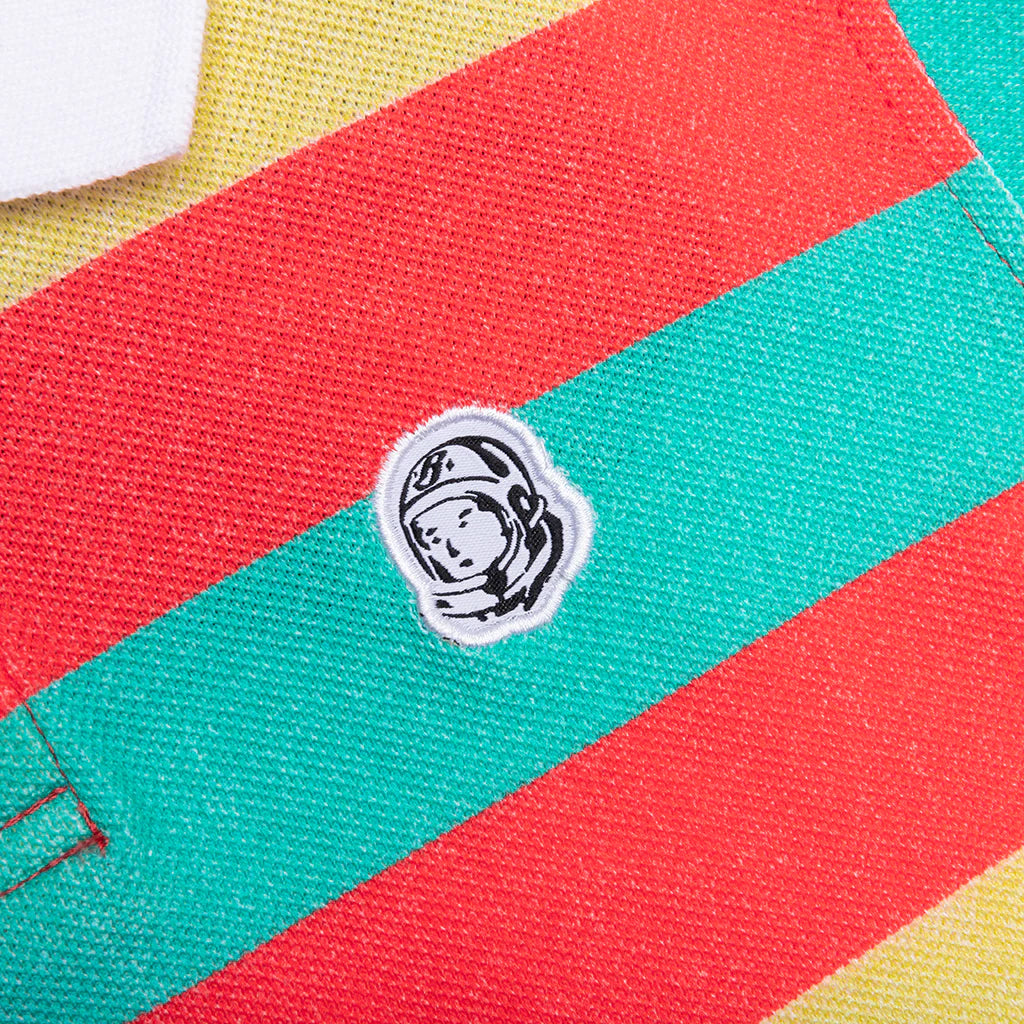 Kids BB Space Race S S Polo Hot Coral