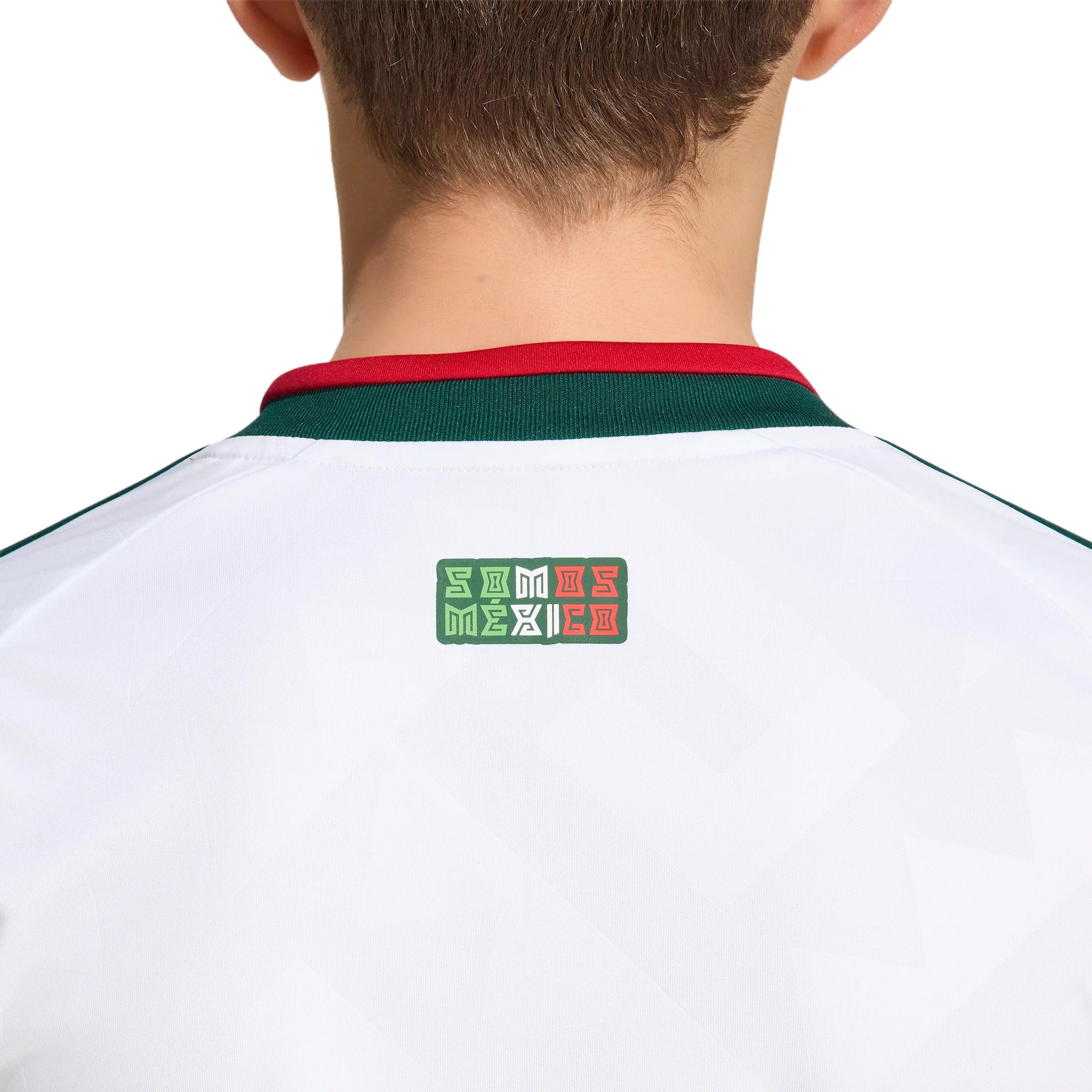 adidas Mexico Away Youth Soccer Jersey 2026 White