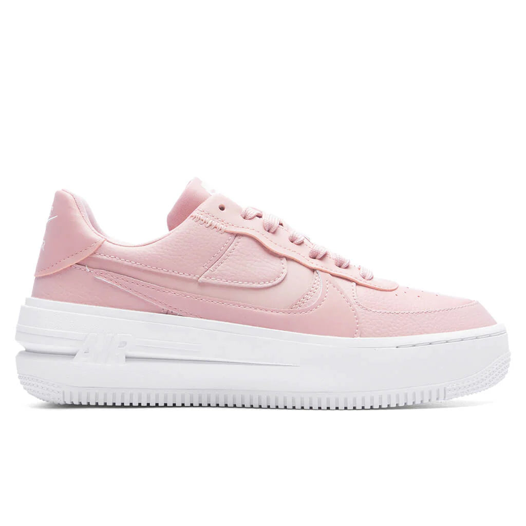 Womens Air Force 1 PLTAFORM Pink Oxford Light Soft Pink White