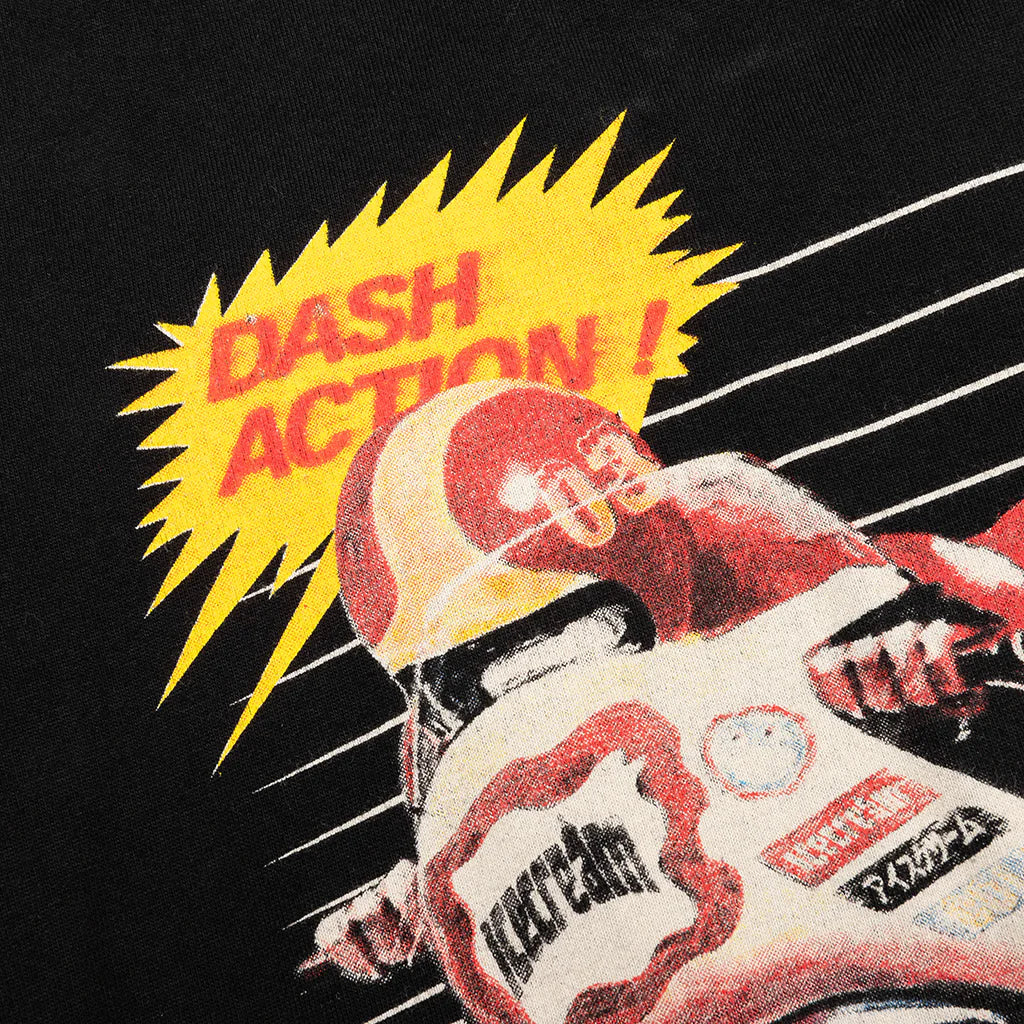 Kids Dash Action S S Knit Black