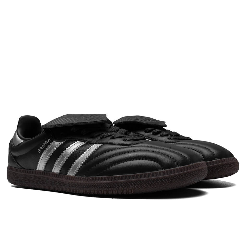 Womens Samba Long Tongue Legend Earth Silver Metallic Gum