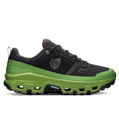 On x Sky High Farm Goods Womens Cloudrock Low WP Black Celery