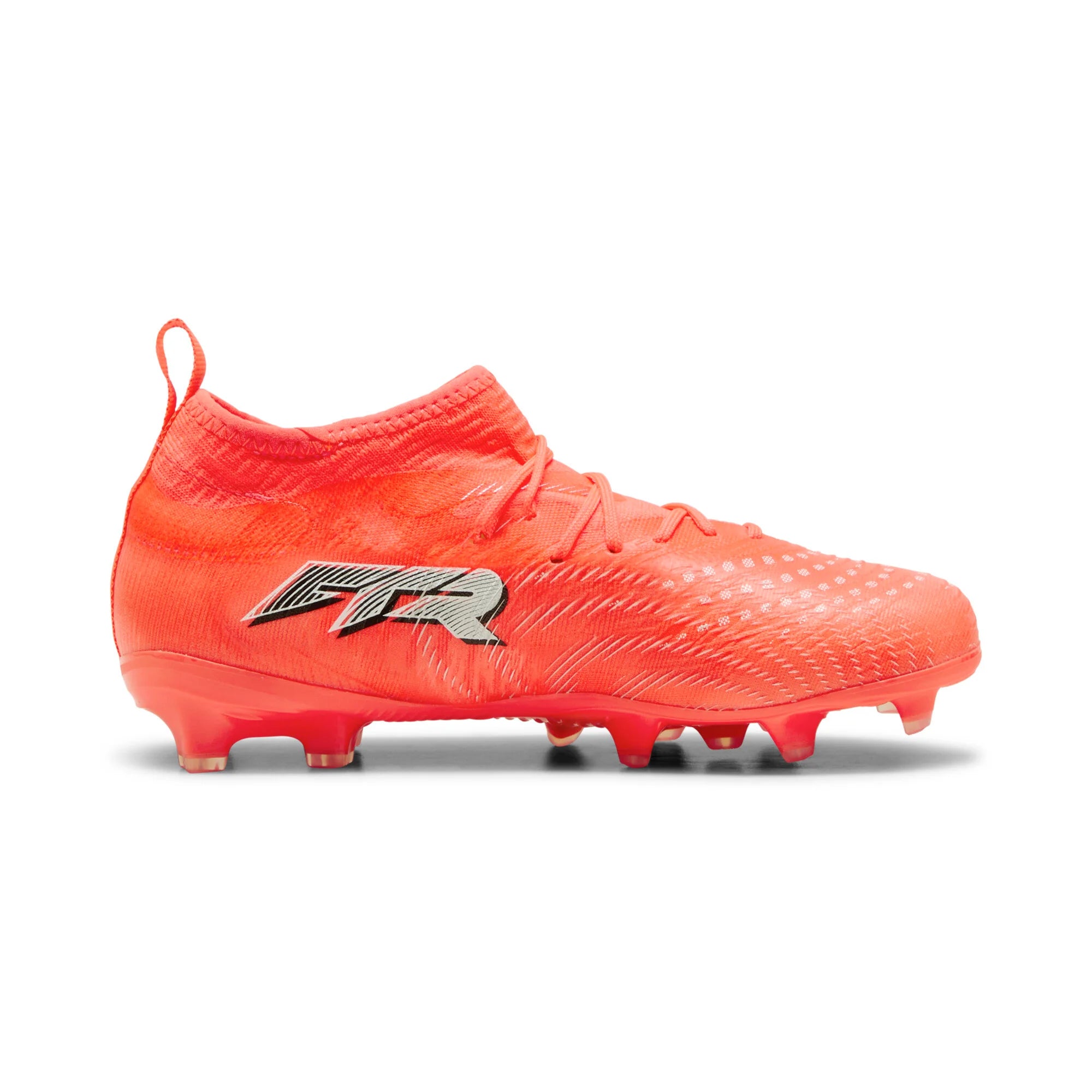 PUMA Future 9 Match FG AG Firm Multi Ground Youth Soccer Cleats Red White Black