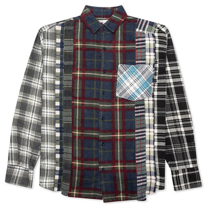 7 Cuts Flannel Shirt Assorted