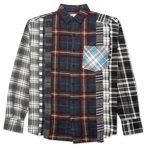 7 Cuts Flannel Shirt Assorted