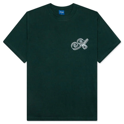 Script Tee Green