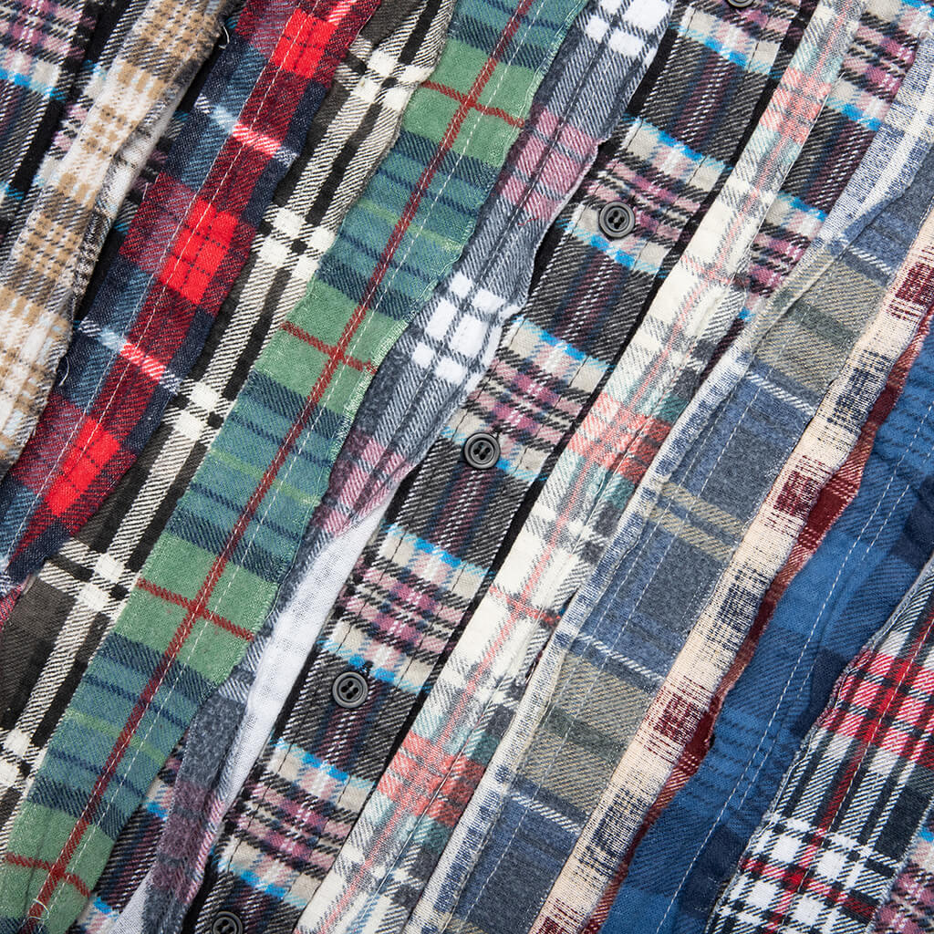 Ribbon Flannel Shirt Assorted