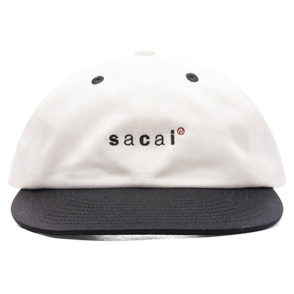 WTAPS Cotton Twill Cap White Black
