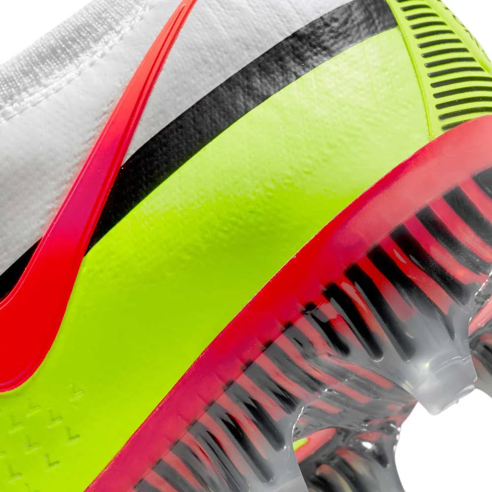 Nike Phantom GT2 Elite FG Firm Ground Soccer Cleats White Bright Crimson Volt