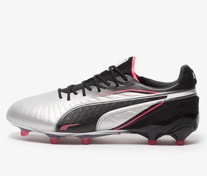 PUMA King Ultimate FG AG Firm Multi Ground Soccer Cleats Silver