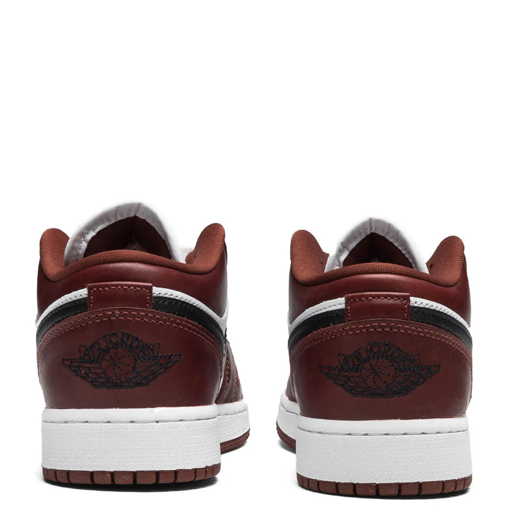 Air Jordan 1 Low SE GS White Black Dark Pony