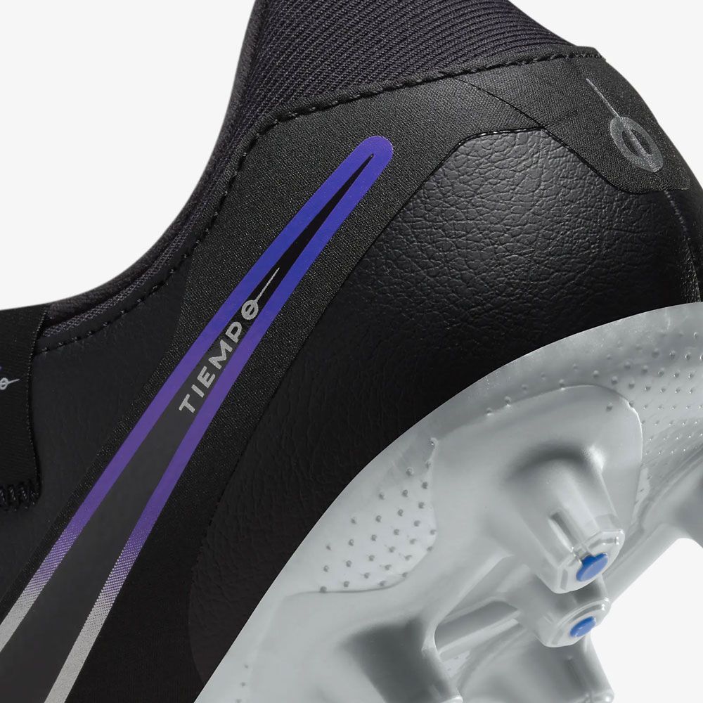 Nike Tiempo Legend 10 Academy Firm Ground Soccer Cleats Black Hyper Royal Chrome