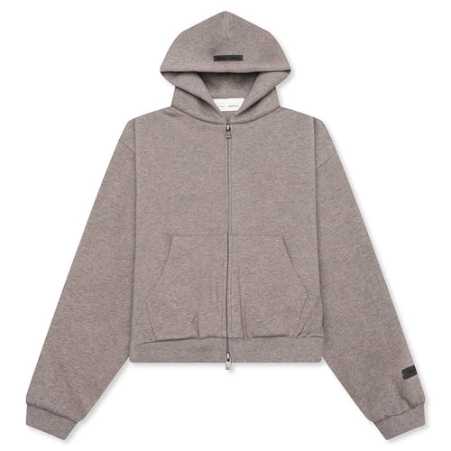 Kids Fleece Zip Up Hoodie Homestead Heather