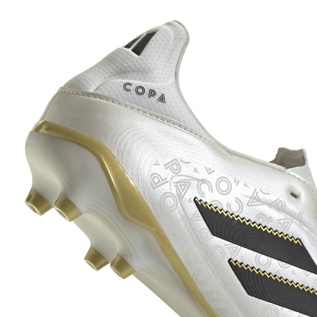 adidas Copa Pure 3 League Firm Multi Ground Boots White Black Gold