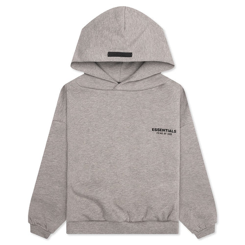 Kids Fleece Hoodie Heather Gray
