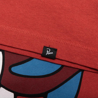 Wheeled Bird T Shirt Rust