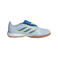 adidas Predator League Fold Over Tongue IN Indoor Youth Soccer Shoes Sky Blue Yellow