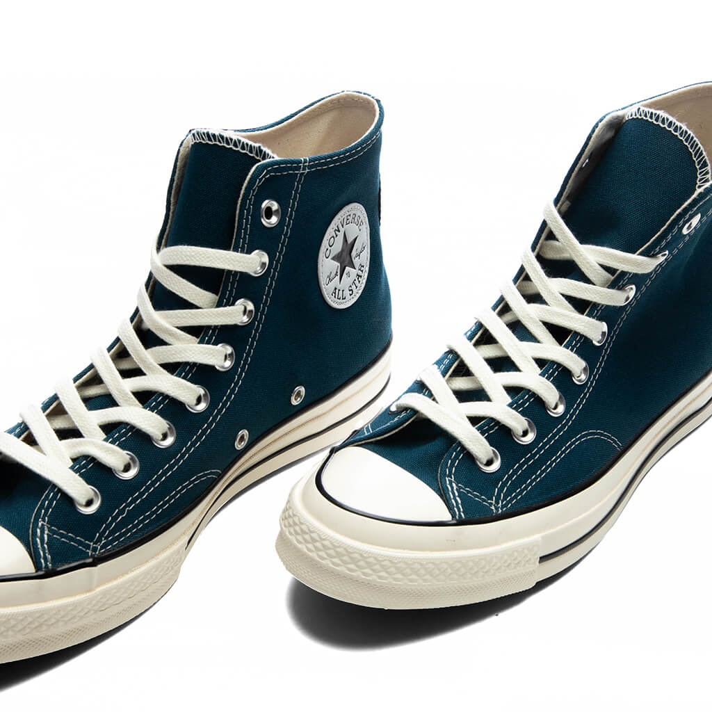 Chuck 70 Hi Murky Waters Egret Black