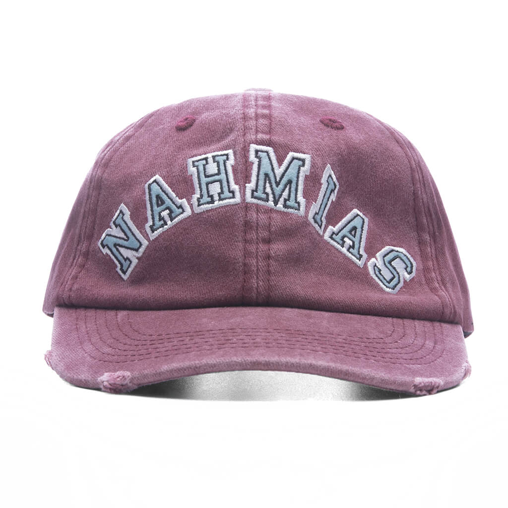 Nahmias Chenille Dad Cap Burgundy