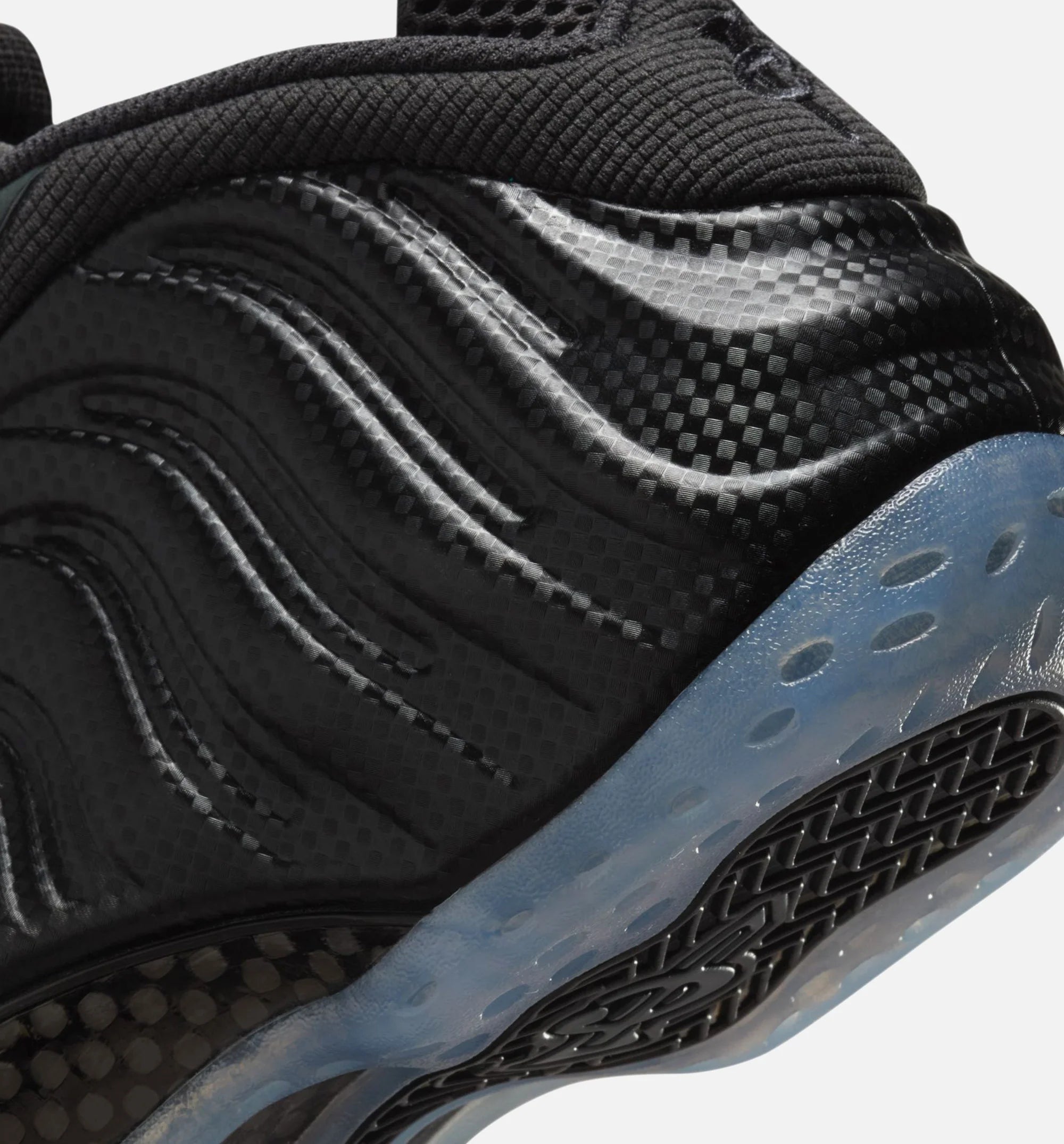 Air Foamposite One Mens Lifestyle Shoe Black Dark Smoke Grey Black