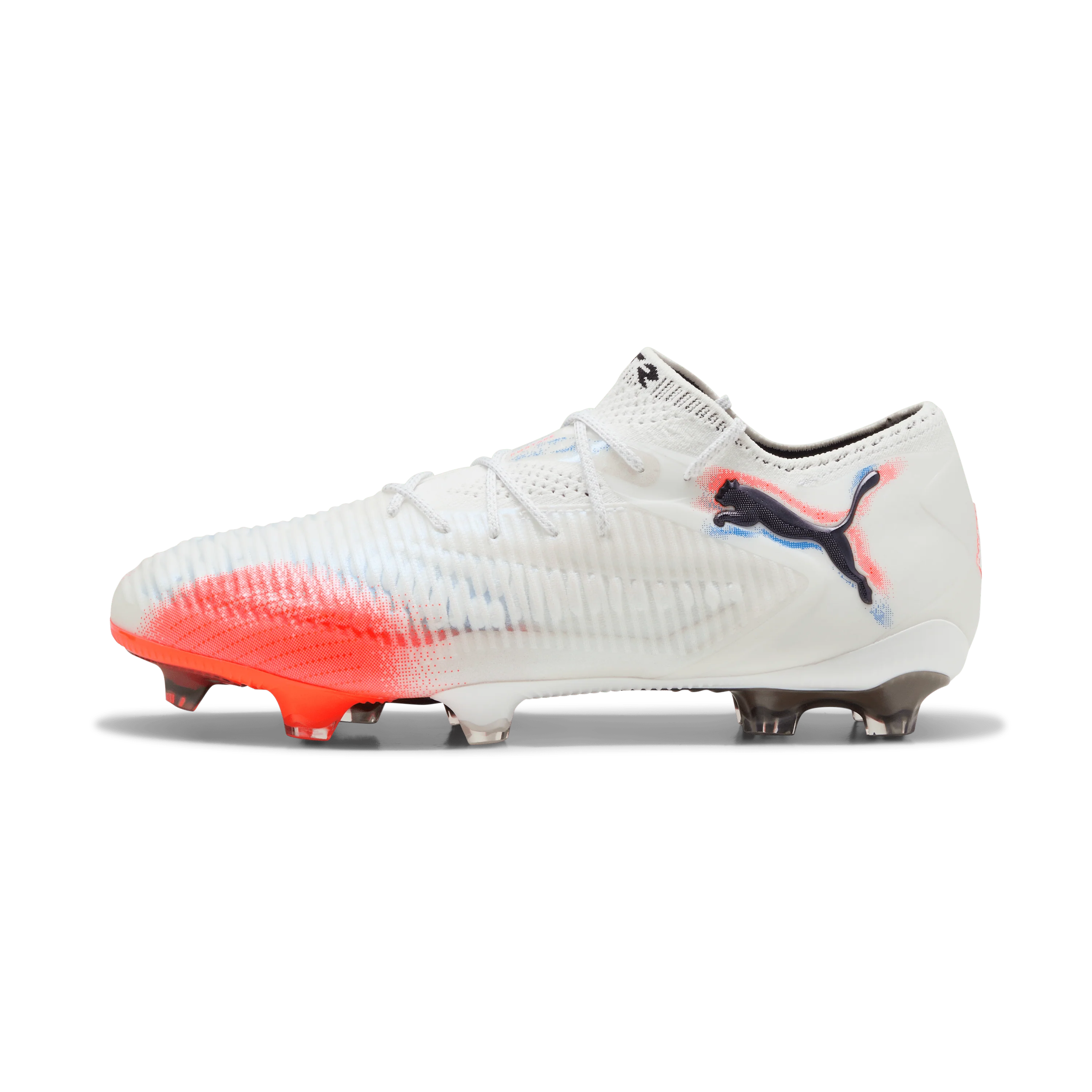 PUMA Future 8 Ultimate Low Firm Ground Soccer Cleats White Black