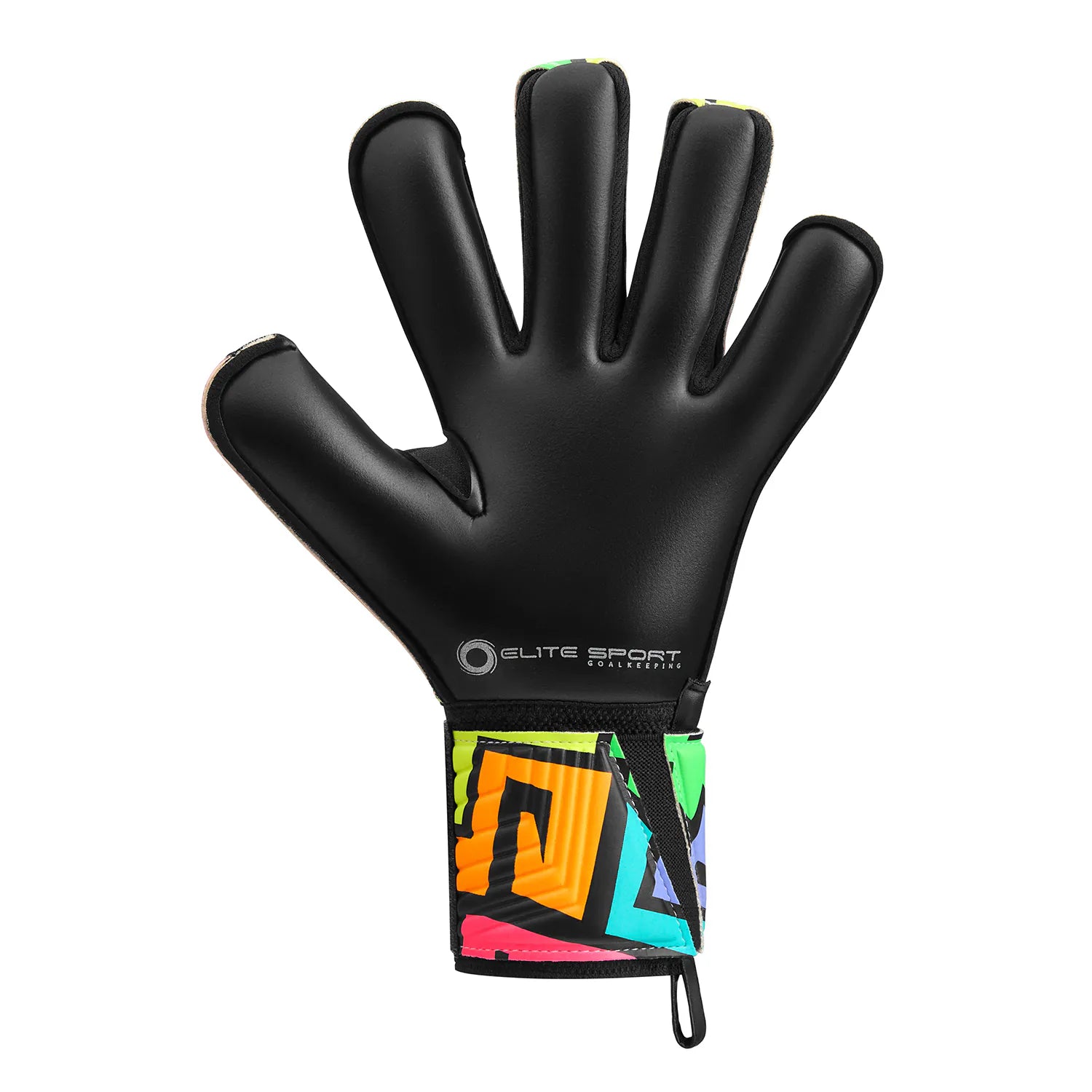 Elite Sport Camaleon Goalkeeper Soccer Gloves Black Green Yellow