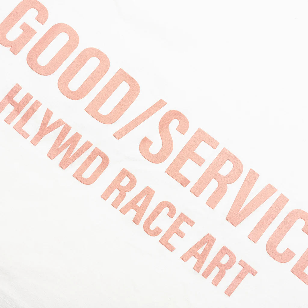 Race Service x Goodart S S T Shirt White