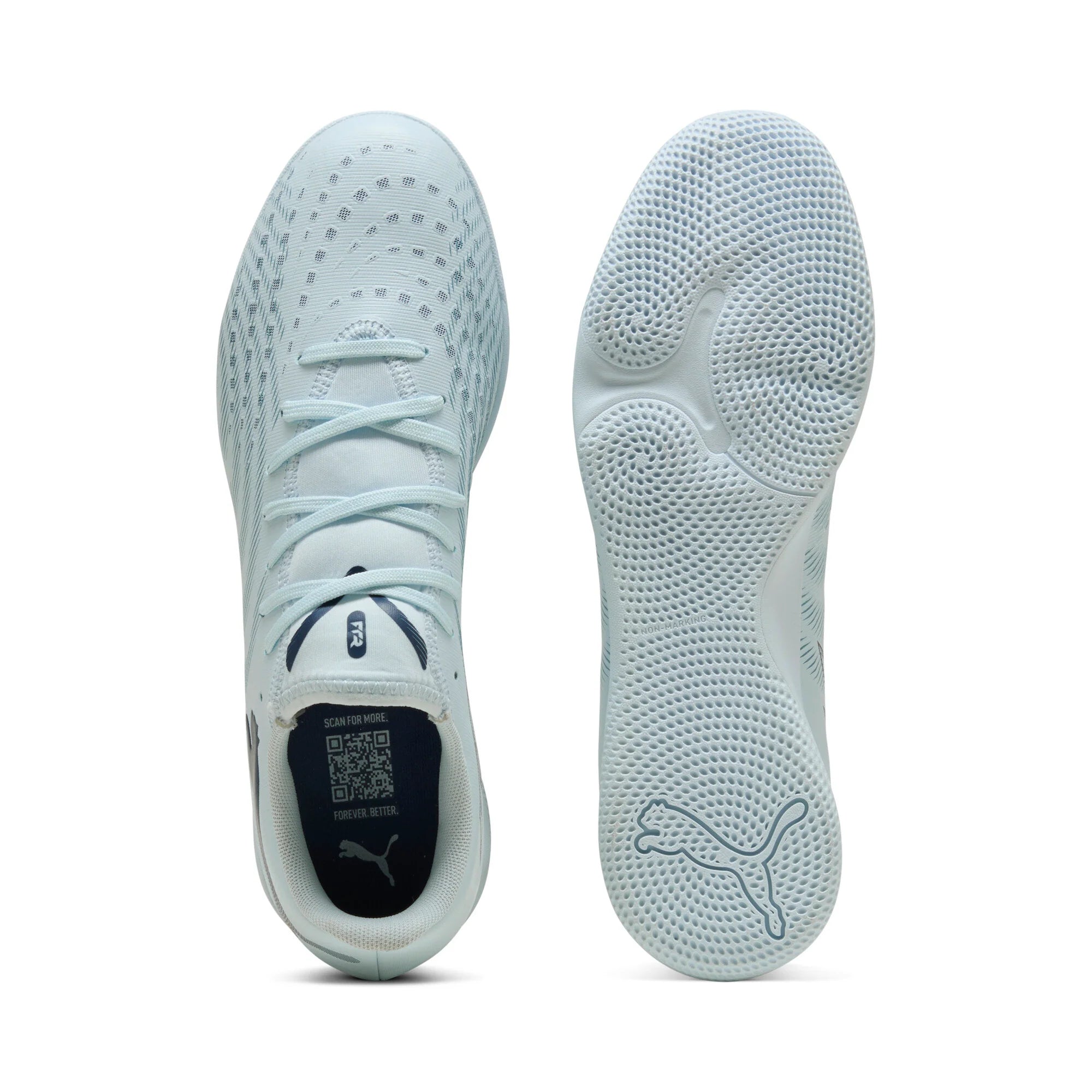 PUMA Future 9 Play IT Indoor Mens Soccer Shoes Icy Blue