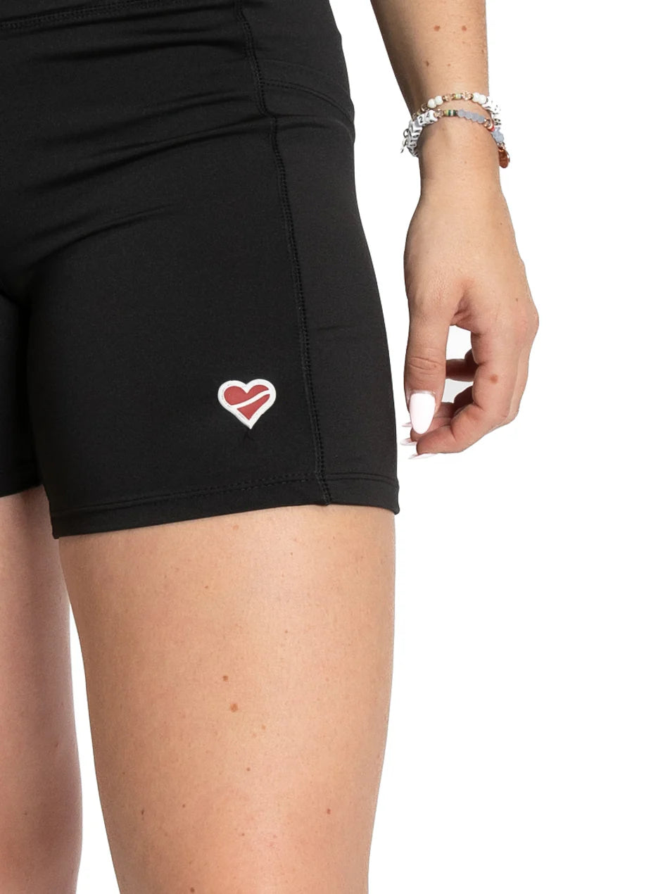 Heartbreak Womens Triple Pocket 5 Running Shorts