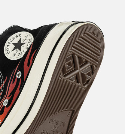 Chuck 70 High Top Fire Mens Lifestyle Shoe Black Red Yellow