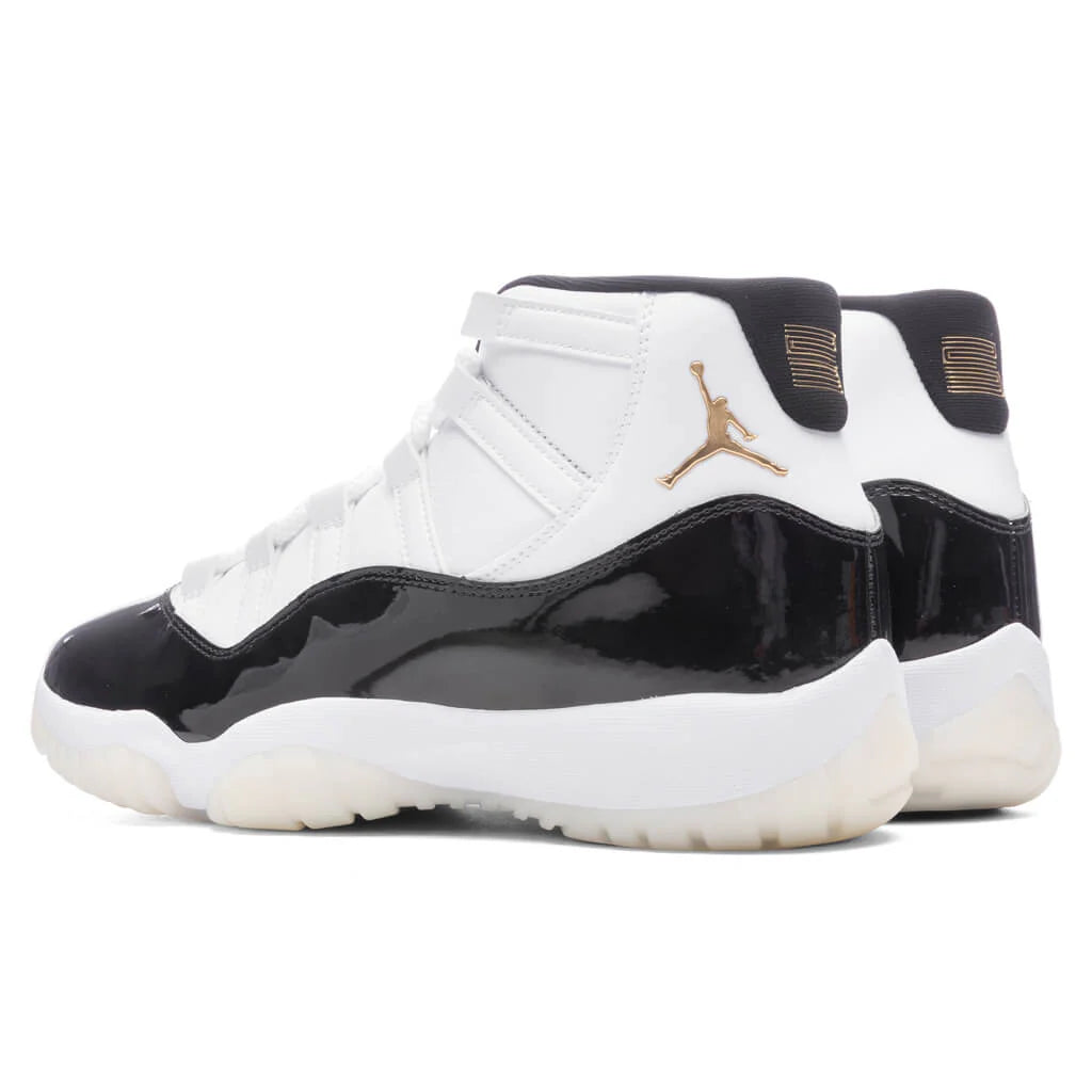 Air Jordan 11 Retro Gratitude Defining Moments White Metallic Gold Black