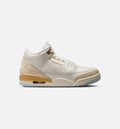 Air Jordan 3 Retro Sail and Pale Ivory Womens Lifestyle Shoe Sail Team Gold Pale Ivory Metallic Gold Ice