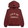 Kids Fleece Hoodie Crimson