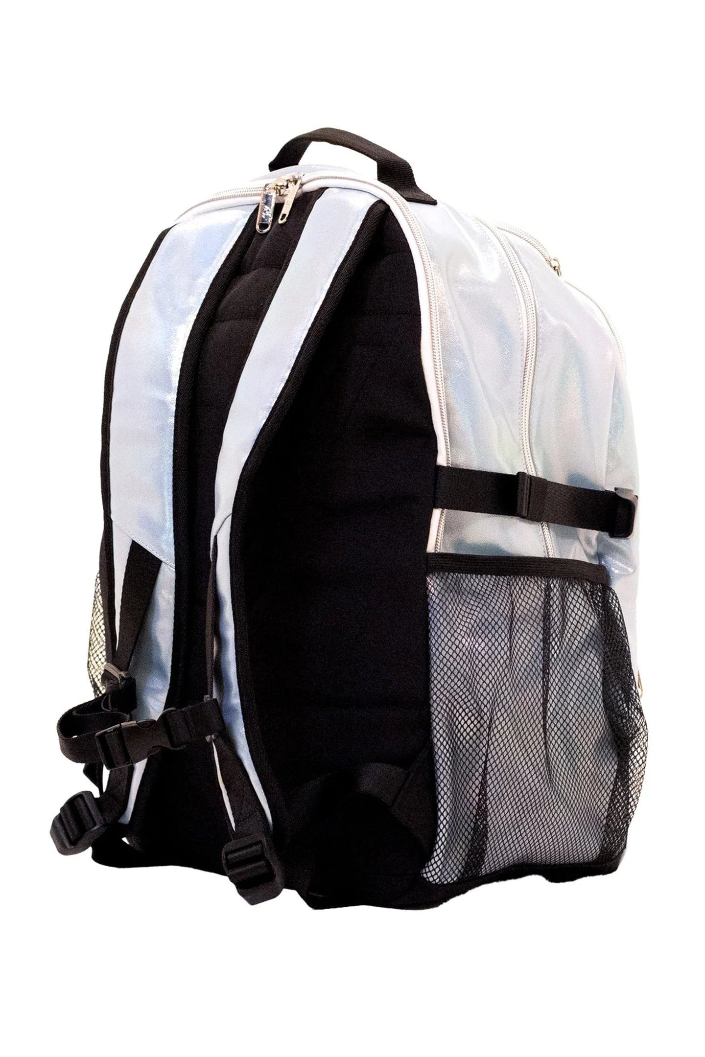 Varsity Light Blue Glitter Backpack