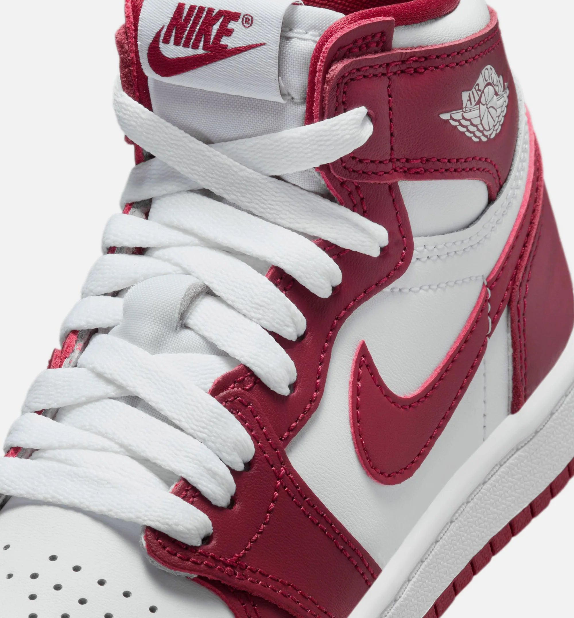 Air Jordan 1 Retro High OG Artisanal Red Preschool Lifestyle Shoe White Team Red
